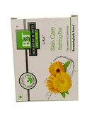 B&T BOERICKE AND TAFEL SKIN CARE BATHING BAR SOAP 75GM HOMEOPATHIC MEDICINE (PACK OF 3) packaging with calendula flowers.