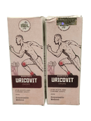 BRL URICOVIT DROPS HOMEOPATHIC MEDICINE 30ML packaging for gout and uric acid management.