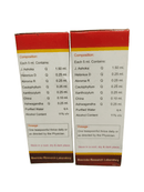 BRL FEMAVIT LADIES HEALTH TONIC HOMEOPATHIC MEDICINE 100ML. (PACK OF 2) packaging composition details.