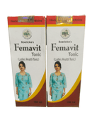 BRL FEMAVIT LADIES HEALTH TONIC HOMEOPATHIC MEDICINE 100ML. (PACK OF 2) packaging image.