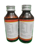 BRL FEMAVIT LADIES HEALTH TONIC HOMEOPATHIC MEDICINE 100ML. (PACK OF 2) bottles showing ingredients and composition.