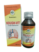 BRL KOUGH-VIT SYRUP COUGH EXPECTORANT HOMEOPATHIC MEDICINE 100ML. (PACK OF 2) bottle and box.