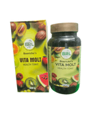 BRL VITA MOLT HEALTH TONIC HOMEOPATHIC MEDICINE 450gm in a jar with packaging, promoting energy and vitality.