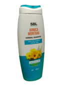 SBL Arnica Montana Herbal Shampoo bottle on a white background