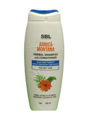 SBL ARNICA MONTANA HERBAL SHAMPOO WITH CONDITIONER 200ML. HOMEOPATHIC MEDICINE FOR DRY HAIR.
