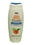 SBL ARNICA MONTANA HERBAL SHAMPOO WITH CONDITIONER 200ML. HOMEOPATHIC MEDICINE FOR DRY HAIR.