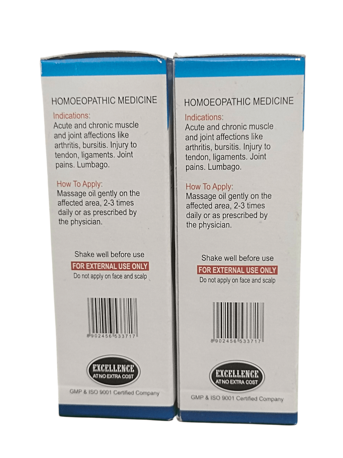 SBL ORTHOMUV MASSAGE OIL HOMEOPATHIC MEDICINE 60ML. (PACK OF 2) usage and instructions details.