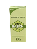 SBL BABCHI OIL HOMEOPATHIC MEDICINE 60ML packaging image for skin pigmentation support.