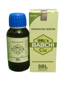 SBL BABCHI OIL HOMEOPATHIC MEDICINE 60ML bottle and packaging for skin pigmentation support