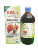 SBL KALMEGH SYRUP DIGESTIVE TONIC HOMEOPATHIC MEDICINE 500ML in packaging with bottle.