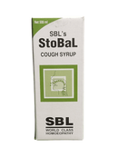 SBL STOBAL COUGH SYRUP HOMEOPATHIC MEDICINE 500ML in packaging for effective cough relief.