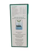 SBL FIVE PHOS A+ SYRUP HOMEOPATHIC MEDICINE 500ML - Composition and storage instructions on the packaging.