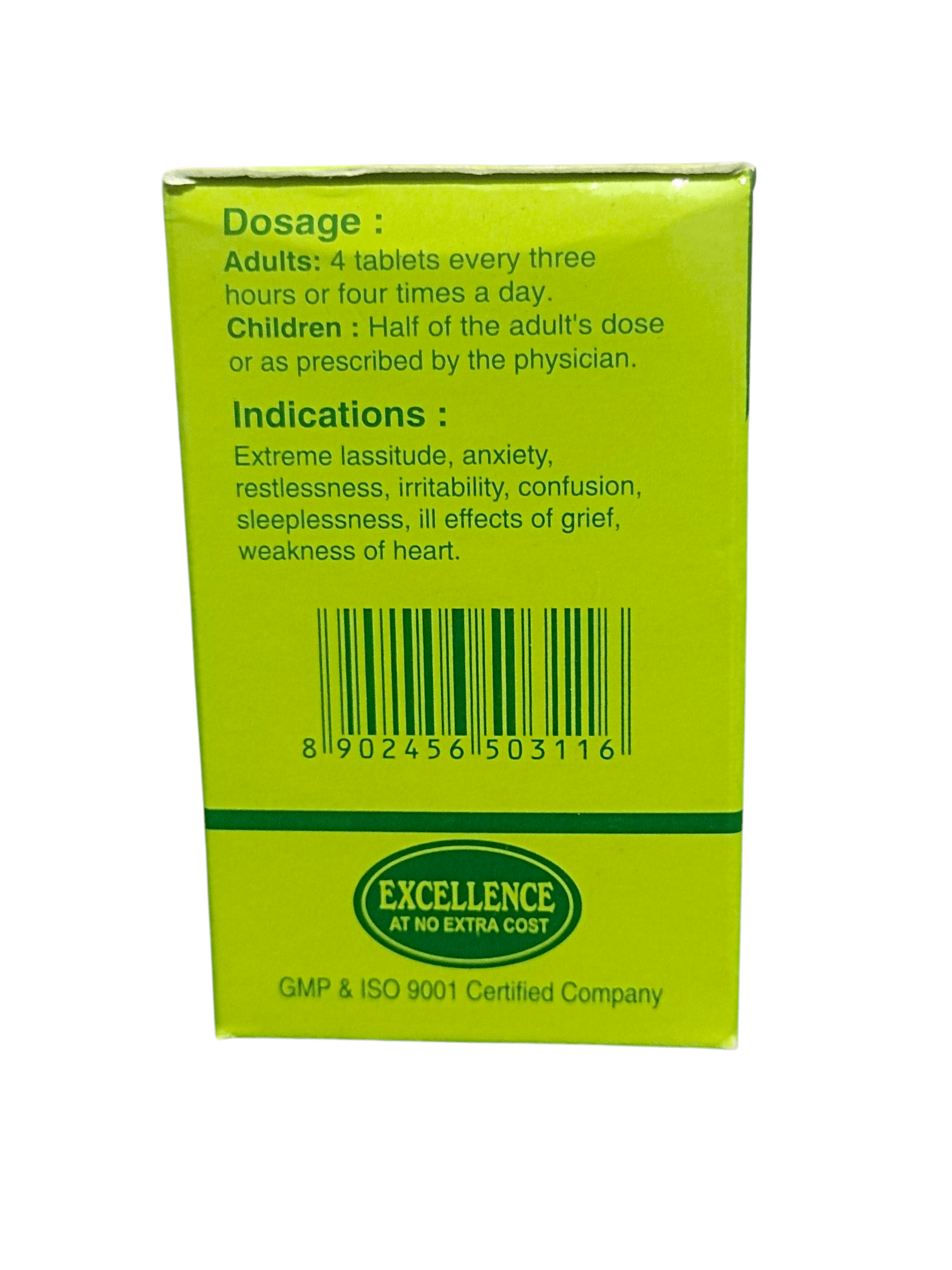 SBL BIOCOMBINATION NO.16 STRESS AND EXHAUSTION TABLET HOMEOPATHIC MEDICINE 25G 25g dosage instructions and indications