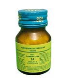 SBL BIOCOMBINATION NO. 24 DEBILITY & EXHAUSTION TABLETS HOMEOPATHIC MEDICINE 25G bottle showing label and product details.