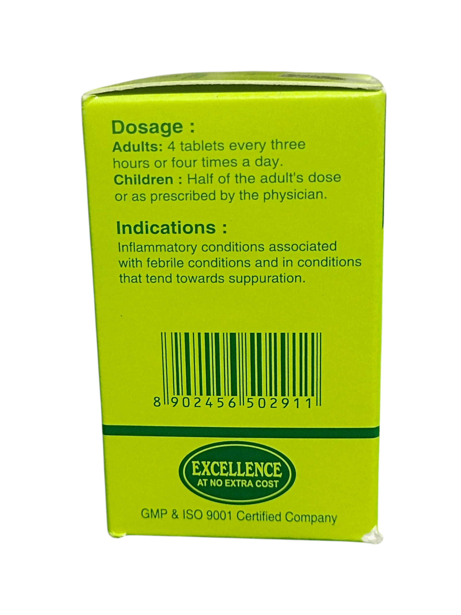 SBL BIOCOMBINATION TABLETS NO. 11 HOMEOPATHIC MEDICINE 25G dosage and indications information