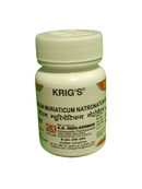 KRIG'S AURUM MUR NAT 4X TABLETS HOMEOPATHIC MEDICINE 25G bottle, used for hypertension and emotional balance.
