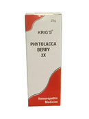 KRIG'S PHYTOLACCA BERRY 2X TABLETS HOMEOPATHIC MEDICINE 25G in packaging