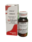 KRIG'S GUNPOWDER 3X TABLETS HOMEOPATHIC MEDICINE 25G in a bottle with its packaging.