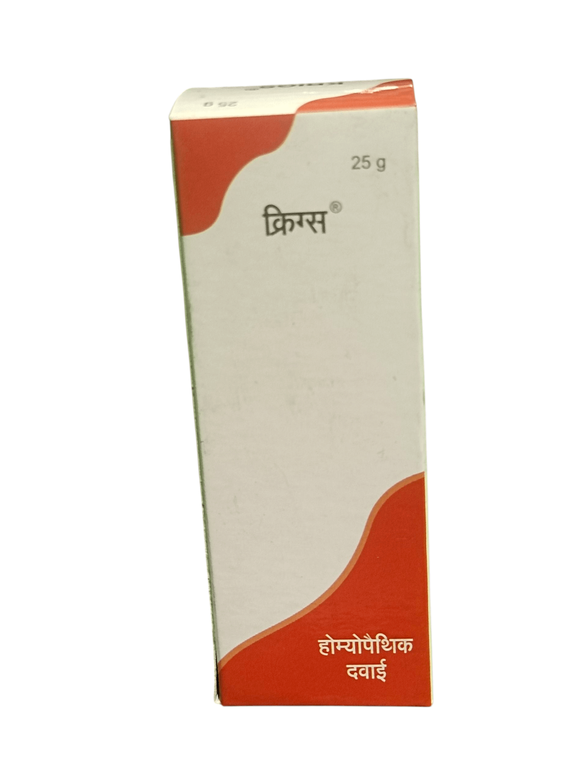 KRIG'S MERCURIUS SOLUBILIS 3X TABLETS HOMEOPATHIC MEDICINE 25G packaging viewed from side