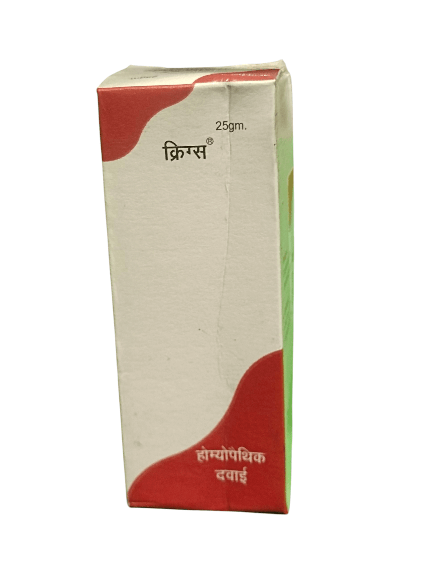 KRIG'S BARYTA CARBONICA 3X TABLETS HOMEOPATHIC MEDICINE 25G box packaging side view