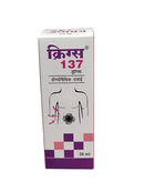 KRIG'S 137 NO. GENTLE EFFECTIVE HOMEOPATHIC MEDICINE 30ML - Product packaging showing homeopathic remedy.