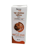 KRIG'S 124 PLEURA INTERCOSTAL NEURALGIA DROPS HOMEOPATHIC MEDICINE 30ML packaging for chest pain relief.