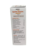 KRIG'S 131 APPETITE ENERGISER ANAEMIA HOMEOPATHIC MEDICINE 30ML packaging details and indications