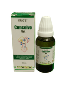 KRIG'S CONCEIVO VET HOMEOPATHIC MEICINE 30ML - bottle with packaging for fertility support in female animals.