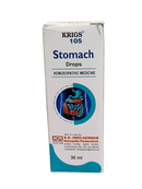 Box of Krigs 105 Stomach Drops on a white background