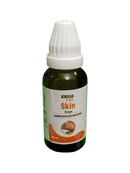 Bottle of Krigs 123 Skin Drops on a white background