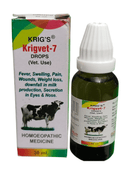 Krig's Krigvet-7 Drops packaging and bottle on a white background