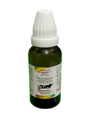 Bottle of Kriiget-7 Drops with a white cap on a white background