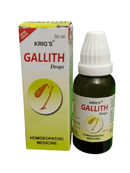 Krig's Gallith Drops packaging and bottle on a white background