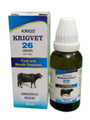 Krigs Krigivet 26 Drops packaging and bottle on a white background
