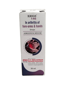 Box of Krigs 146 drops for arthritis of forearms and hands on a white background