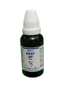 Bottle labeled 'Krig's Heat Up Forte' on a white background