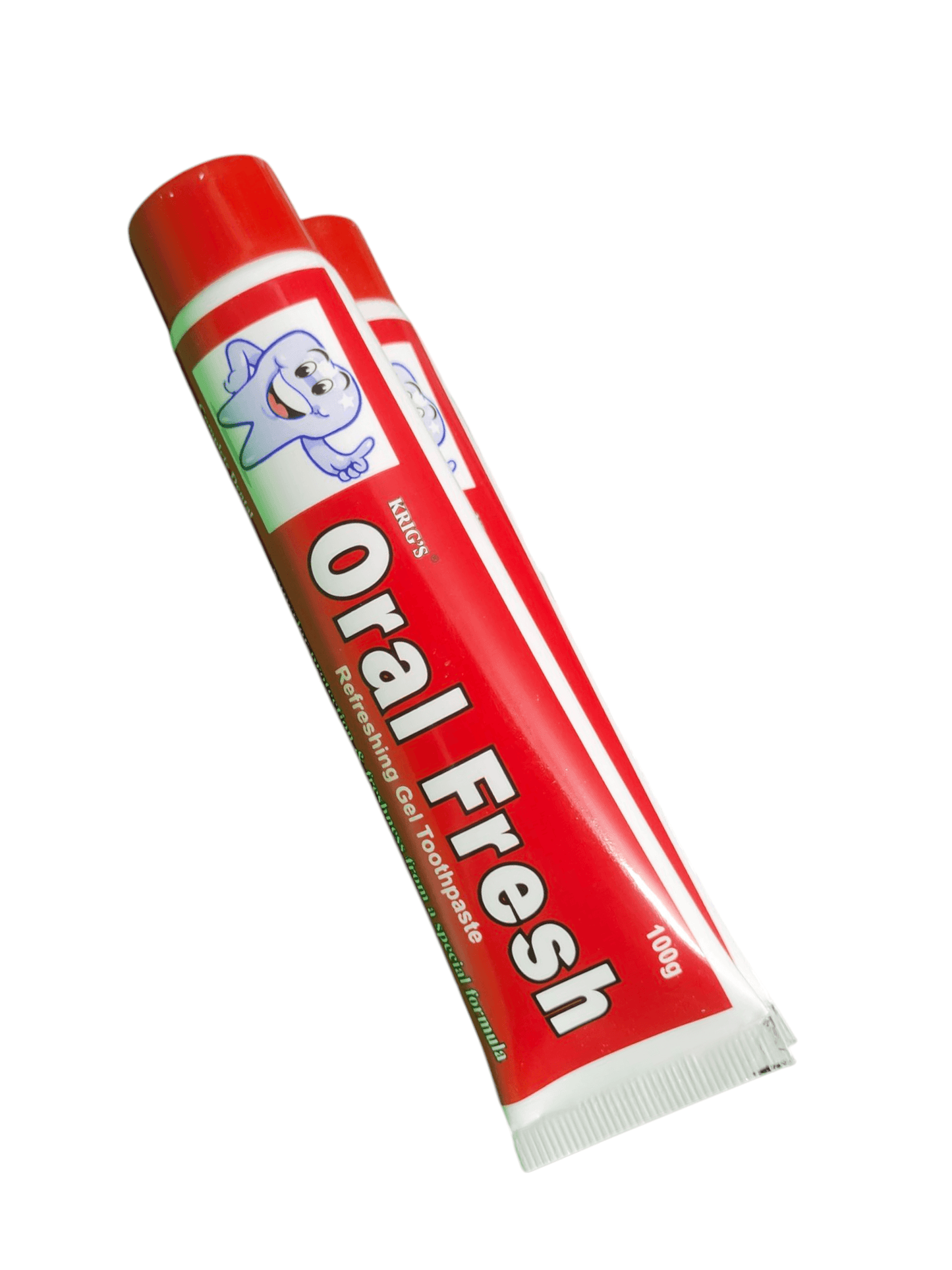 KRIG'S Oral Fresh Toothpaste Homeopathic Medicine 100g (PACK OF 2) - Two tubes of refreshing toothpaste.