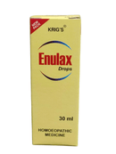 Krig's Enulax Drops packaging on a white background