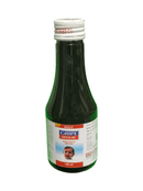 Bottle of Gripe Mixture with a child's face on the label against a white background