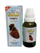 Krig's Gold Drops bottle and packaging on a white background