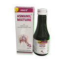 Krig's Asmanil Mixture bottle and packaging on a white background