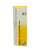 Box of Dr. Redekeweg R7 liver and gallbladder drops on a white background