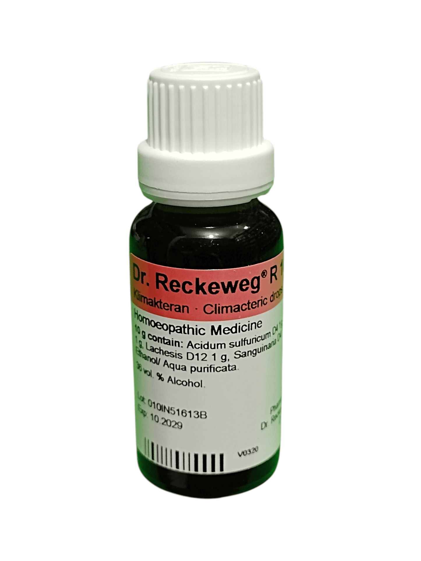 Homeopathic Dr. Reckeweg R10 Klimakteran Drops for hot flashes and hormonal balance