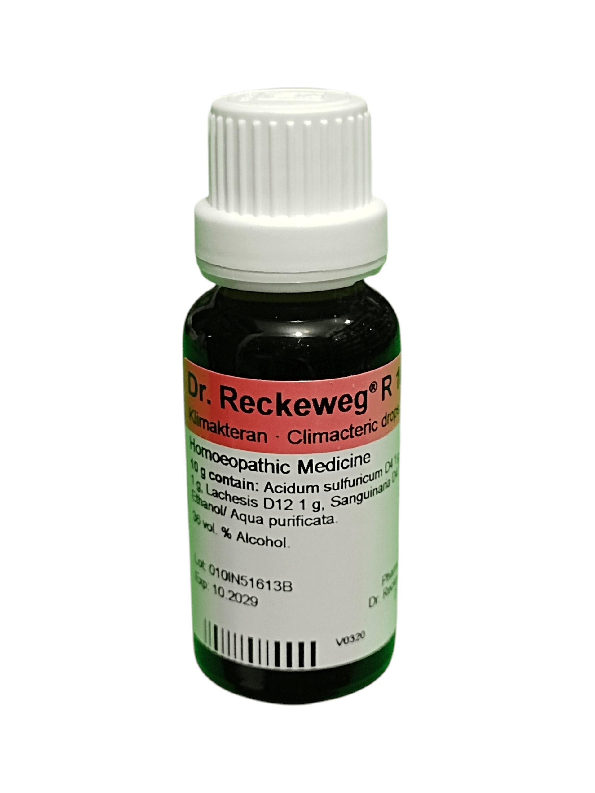 Homeopathic Dr. Reckeweg R10 Klimakteran Drops for hot flashes and hormonal balance