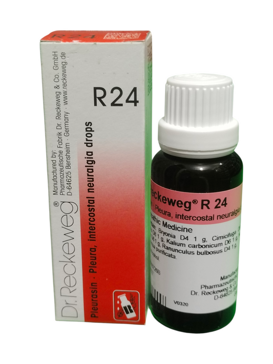 "Dr Reckeweg R24 Pleurasin Drops 22ml