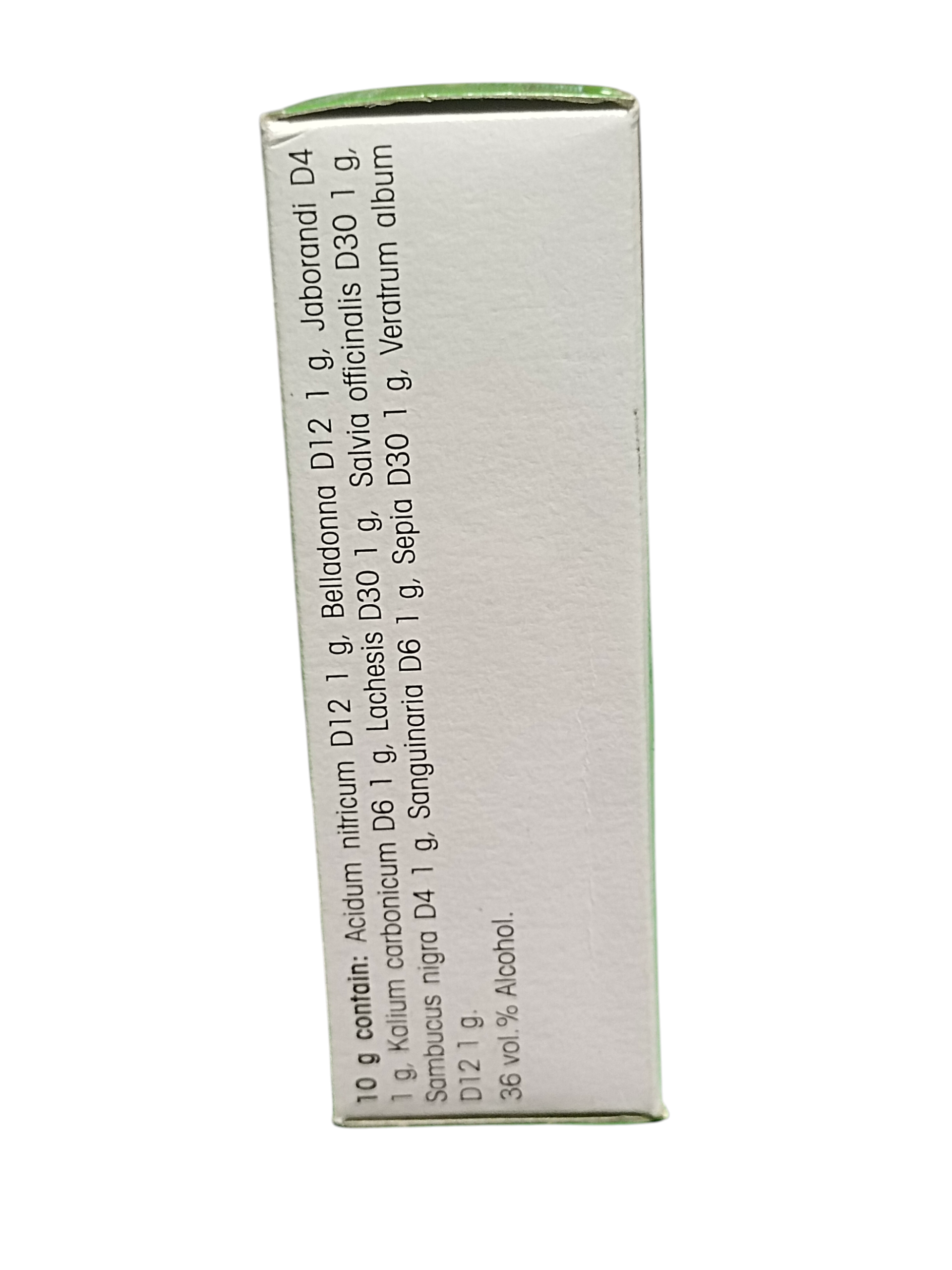 Box with text on a white background