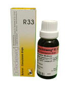 Dr. Reckeweg R33 Buforan Convulsions Homeopathic Drops 22ml for seizures, epilepsy, and nervous spasms