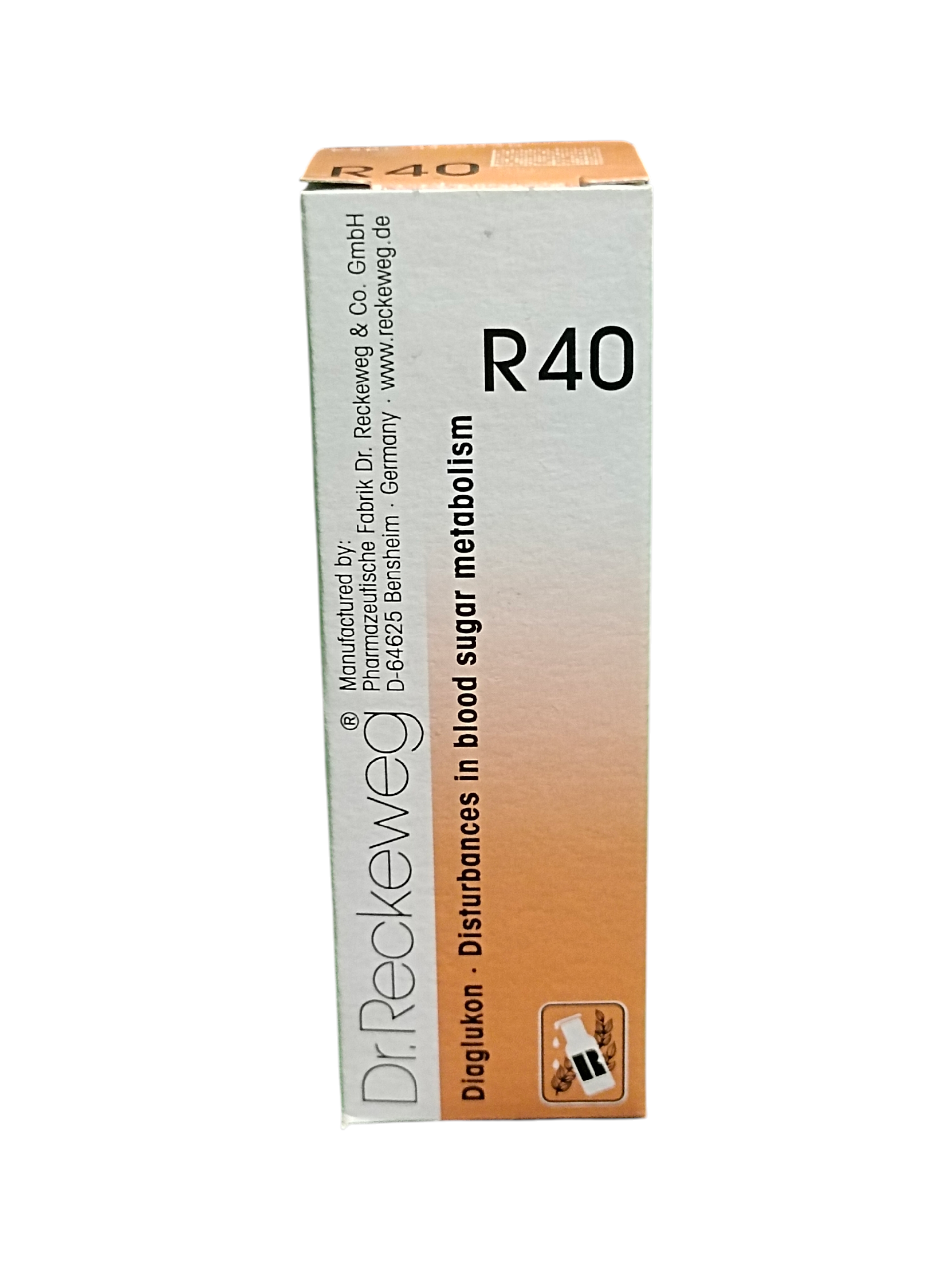 Dr. Reckeweg R40 packaging on a white background