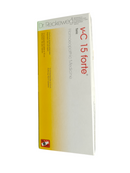 Dr. Reckeweg V-C 15 forte homeopathic medicine box on a white background