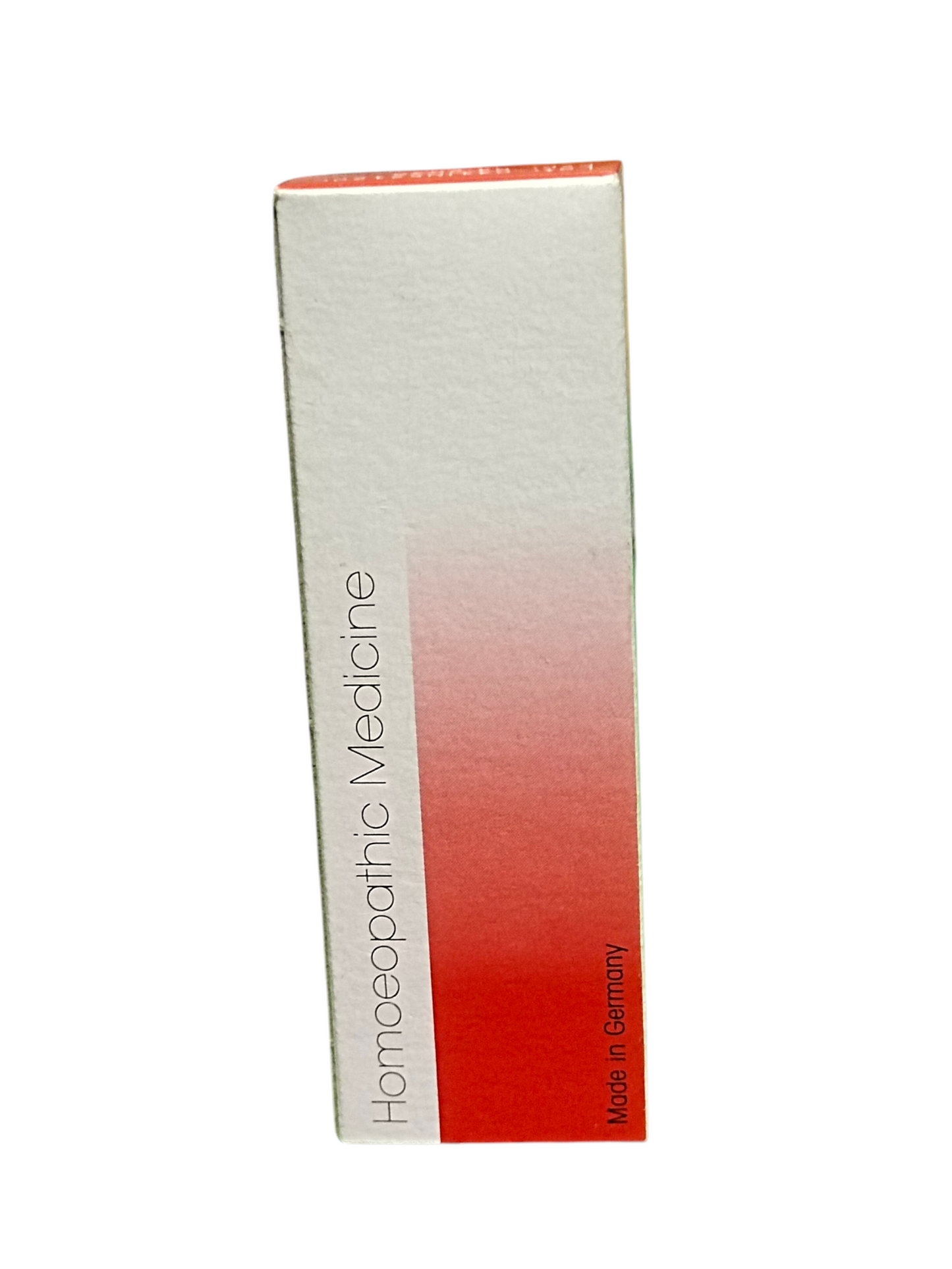 Box of Homeopathic Medicine with gradient design on a white background